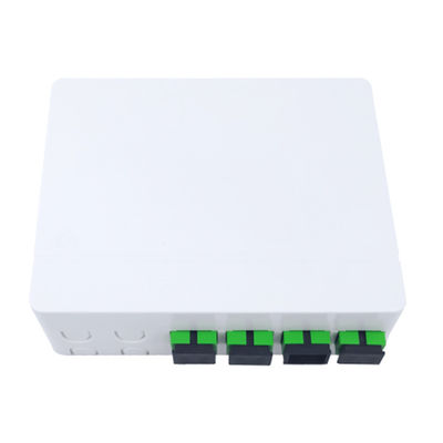 5 FTTX 4 Cores Plastic Fiber Optic Faceplate Socket Panel for and FTTX