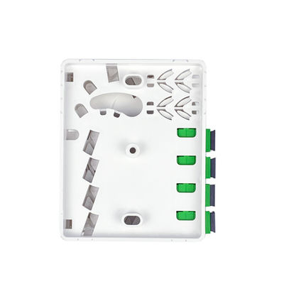 5 FTTX 4 Cores Plastic Fiber Optic Faceplate Socket Panel for and FTTX