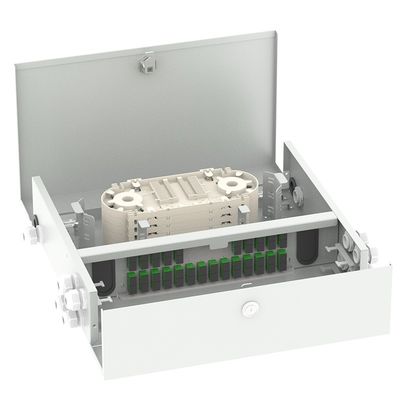 72/96 Cores SC Connector Indoor Fiber Optic Termination Box for Wired LAN Network Distribution