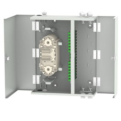 72/96 Cores SC Connector Indoor Fiber Optic Termination Box for Wired LAN Network Distribution