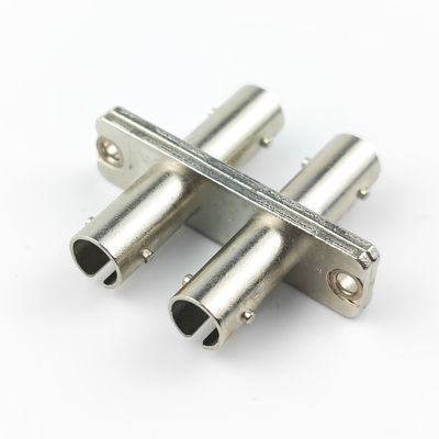 Optical Fiber Active Connection Red 2-Port Rectangular Duplex ST UPC Coupler for FTTH