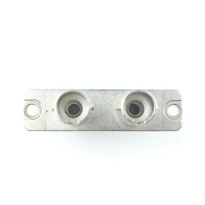 Optical Fiber Active Connection Red 2-Port Rectangular Duplex ST UPC Coupler for FTTH