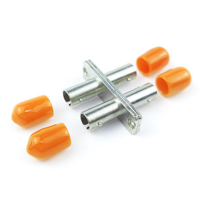 ST APC 2-Port Rectangular Duplex Optic Fiber Adapter Coupler For FTTH 5