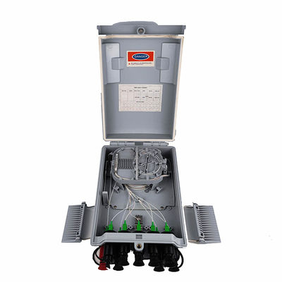 PC ABS Fiber Optic Distribution Box for Outdoor FTTH 8 Cores Fibra Optica Splitters