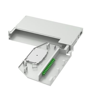 FTTX 19 Inch Swing Patch Panel LC APC Type 12 Cores Fiber Optic Equipment with 5