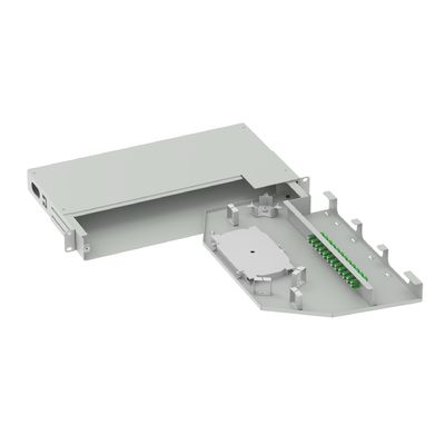 FTTX 19 Inch Swing Patch Panel LC APC Type 12 Cores Fiber Optic Equipment with 5