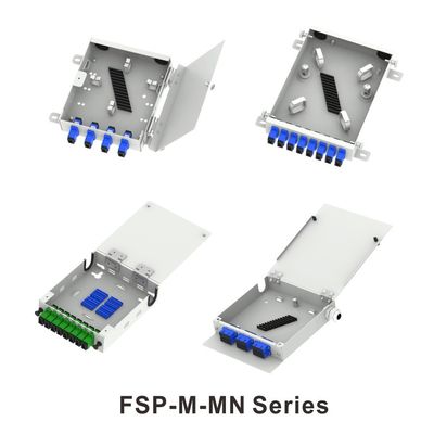 FTTX Network ODN Metal Mini Fiber Optic FTTH Terminal Box 8 Core Distribution with LC and SC Connectors