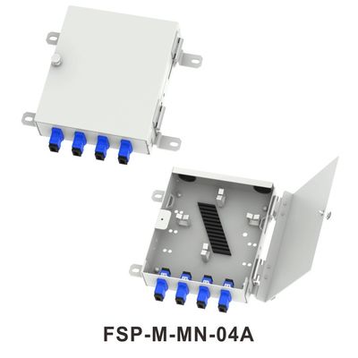 FTTX Network ODN Metal Mini Fiber Optic FTTH Terminal Box 8 Core Distribution with LC and SC Connectors