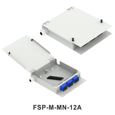 FTTX Network ODN Metal Mini Fiber Optic FTTH Terminal Box 8 Core Distribution with LC and SC Connectors