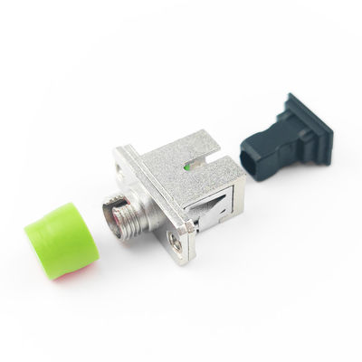 FTTH 1 Port Metal SCAPC FCAPC Hybrid Fiber Optic Adapters Couplers for Best Equipment
