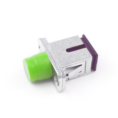 FTTH 1 Port Metal SCAPC FCAPC Hybrid Fiber Optic Adapters Couplers for Best Equipment