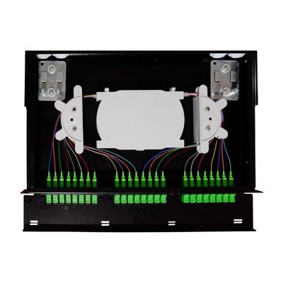 FTTX 1U Drawer Type Indoor Sub ODF 19 Inch Fiber Optical Distribution Frame for LC Network