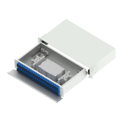 Cold Rolled Steel SC FC ST LC Connector Type 19 Inch Fiber Optical Distribution Frame for FTTX