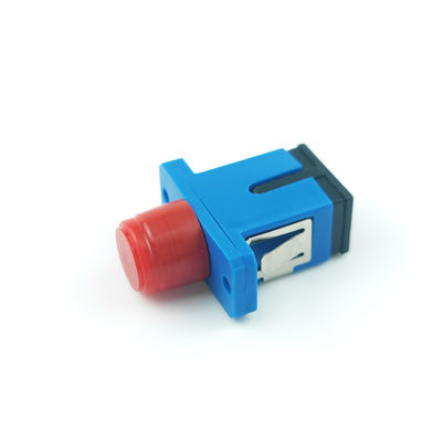 FTTH Hybrid Optic Fiber Adapters Couplers with Zirconia Sleeve and SC FC Connectors