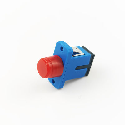 FTTH Hybrid Optic Fiber Adapters Couplers with Zirconia Sleeve and SC FC Connectors