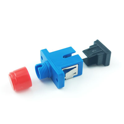 FTTH Hybrid Optic Fiber Adapters Couplers with Zirconia Sleeve and SC FC Connectors
