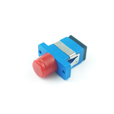 FTTH Hybrid Optic Fiber Adapters Couplers with Zirconia Sleeve and SC FC Connectors