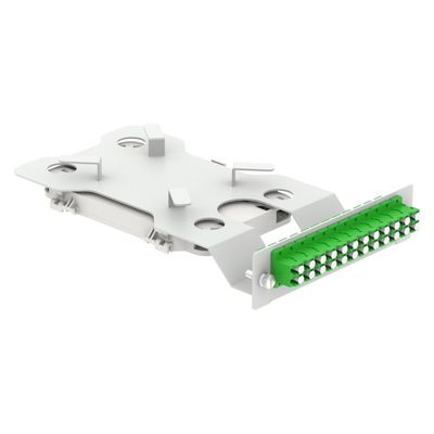 Gray RAL 7035 4U 144 cores 19 Inch Fiber Optical Patch Panel Sub ODF with 3