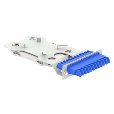 Gray RAL 7035 4U 144 cores 19 Inch Fiber Optical Patch Panel Sub ODF with 3