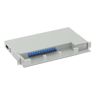 ODN Network 19 Inch Swing Patch Panel Fiber Optic Equipment with 12 Cores SC UPC Type 5