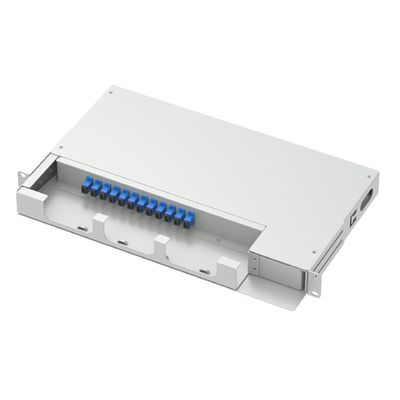 ODN Network 19 Inch Swing Patch Panel Fiber Optic Equipment with 12 Cores SC UPC Type 5