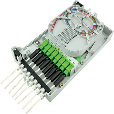 PC ABS Material Used Network ODN FTTH IP65 Outdoor 8 Cores Fiber Optic Termination Box