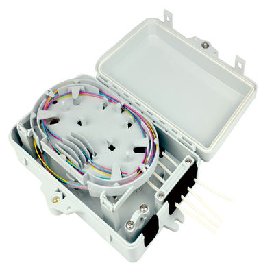 FTTH Network Access Outdoor IP65 4 Cores Fiber Optic Termination/Distribution Box Access