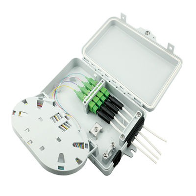 FTTH Network Access Outdoor IP65 4 Cores Fiber Optic Termination/Distribution Box Access
