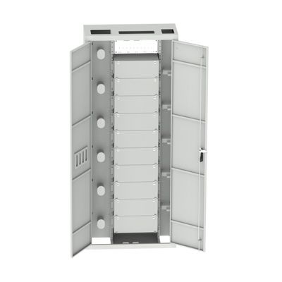 Cold Rolled Steel 19inch Patchpanel Indoor Fiber Optical Distribution Frame ODF