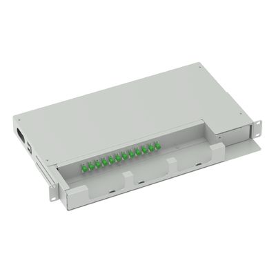 Sub Optic Distribution Frame 12 Cores 19 Inch FC APC Type Swing Patch Panel for Network FTTH