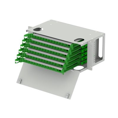 Cold Rolled Steel 19inch Patchpanel Indoor Fiber Optical Distribution Frame ODF
