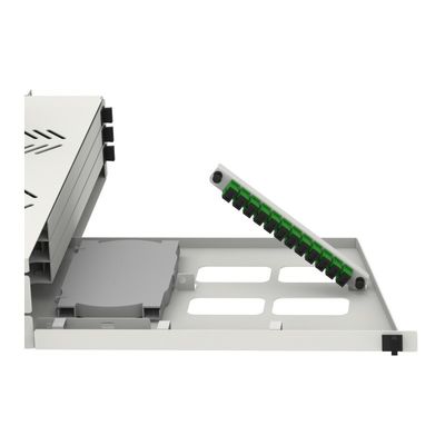19 Inch Fiber Optic Patch Panel Sub ODF with SC LC Connectors and Cold Rolled Steel