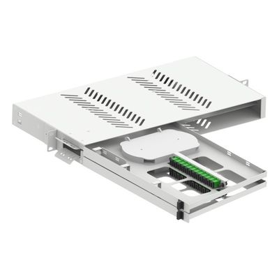 19 Inch Fiber Optic Patch Panel Sub ODF with SC LC Connectors and Cold Rolled Steel