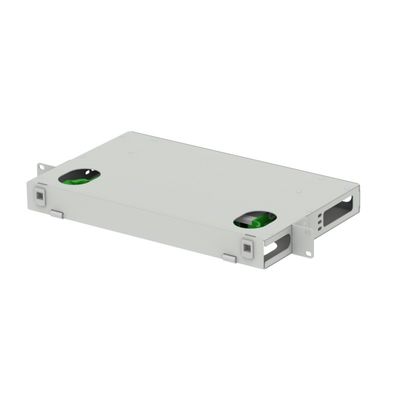 12-144 Cores Capacity 19-Inch Patch Panel Made of Cold Rolled Steel for Fiber Optic Equipment