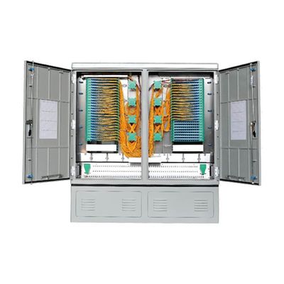 Wired LAN Network FDC 576A IP65 FTTH SMC Outdoor Fiber Distribution Cabinet with 10