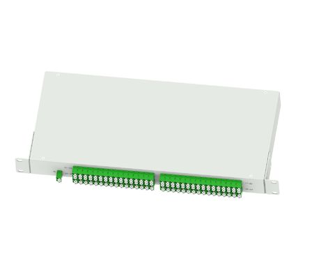 5 Time 19inch LC APC Type Fiber Optic Splitter Panel for FTTX Network Solutions