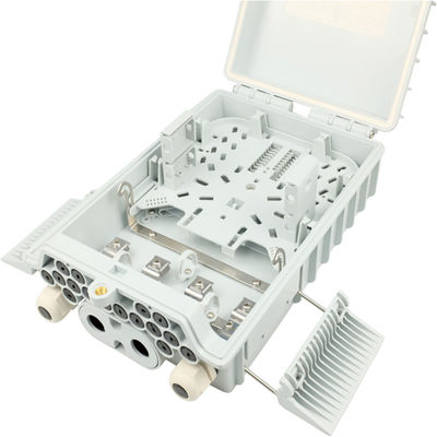 PC ABS Material Fiber Distribution Box for 16 Cores FTTH Access in Wall Pole Mounting