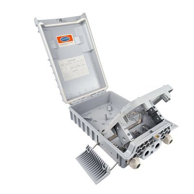 PC ABS Material Fiber Distribution Box for 16 Cores FTTH Access in Wall Pole Mounting