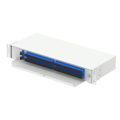 19-Inch Fiber Optic Splitter Panel Sub ODF LC Connector for Network FTTH SC Connector Type
