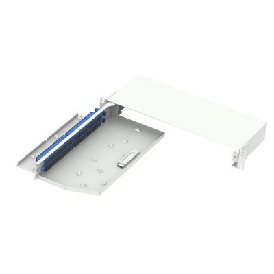 19-Inch Fiber Optic Splitter Panel Sub ODF LC Connector for Network FTTH SC Connector Type