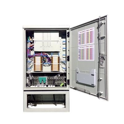 288 Capacity FDC IP65 Outdoor Fiber Distribution Cabinet for Telecom Network FTTX 10
