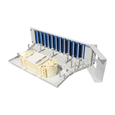 5 Time Gray 96cores 19 Inch Flip down Fiber Optic Patchpanel for Optical Equipment