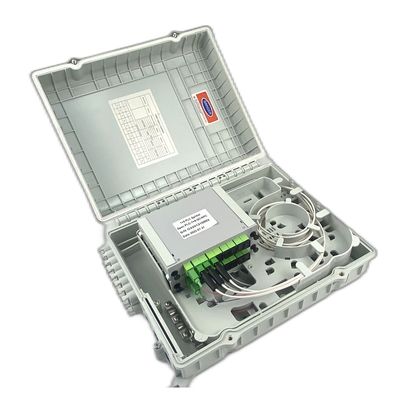 16 Cores Terminal SC Connector Fiber Optic Distribution Box for FTTH in 328*245*89mm