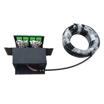 High Density Black Sub Optic Distribution Frame Fiber Patch Panel with 144 Cores