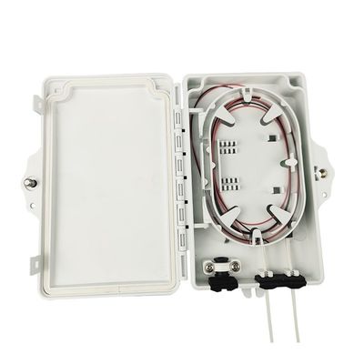 Network Distribution Access Outdoor FTTH IP65 Fiber Optic Termination Box 2 Cores PC ABS