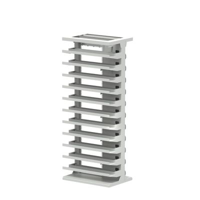 Durable Silver Finish 47U ODF Rack Cabinet for Indoor Network FTTH FTTX Tray Loaded