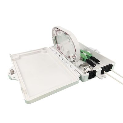 Network Distribution Access Outdoor FTTH IP65 Fiber Optic Termination Box 2 Cores PC ABS