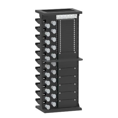 Durable Silver Finish 47U ODF Rack Cabinet for Indoor Network FTTH FTTX Tray Loaded