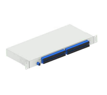 Data Center 19inch Fiber Optic Equipment SC UPC Type Optical Splitter Panel 5 Offered