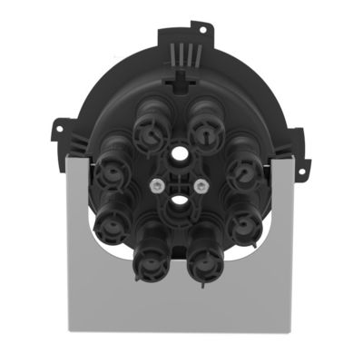 8 Ports Pre-Connectorised Fiber Optic Splice Closure for FTTX Applications in Black
